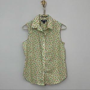 NWOT LAND'S END Sleeveless No Iron Shirt 10P